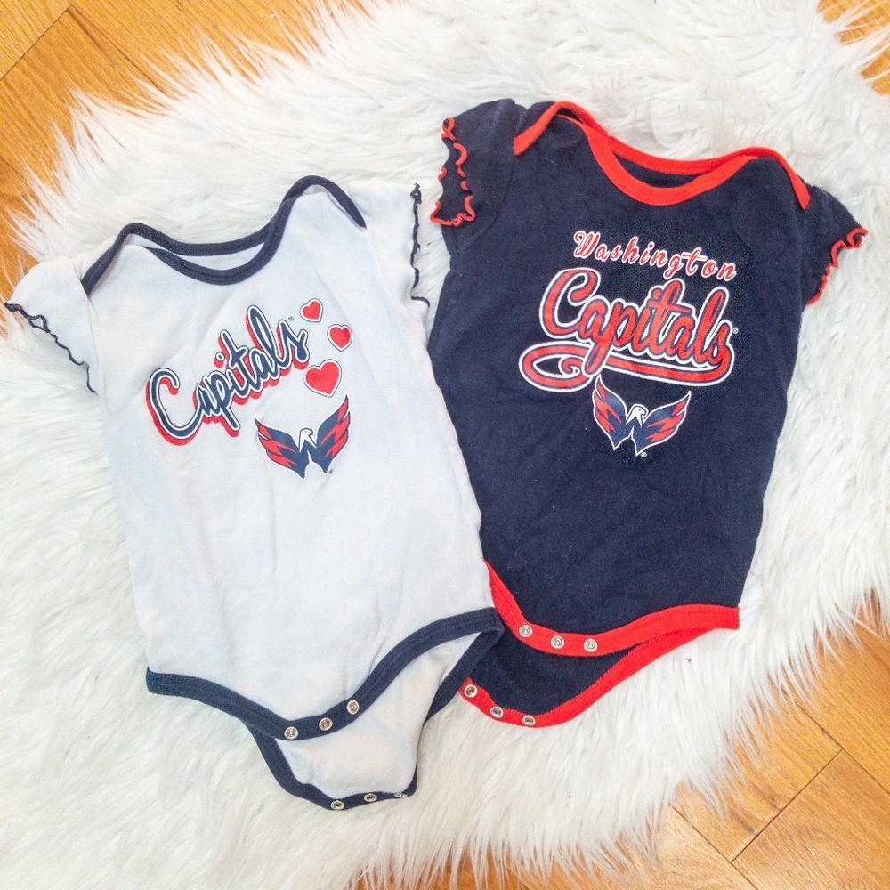 12 Month Capitals Onsies